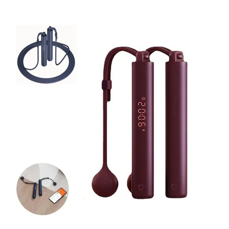 Xiaomi Mijia Smart Electric Skipping Rope Real-time Training Guidance Accurate Fitness Data Recording Matrix Screen Display App Connection Happy Efficient Exercise Cordless and Rope Jump Rope (image for) Xiaomi Mijia Smart Electric Skipping Rope Real-time Training Guidance Accurate Fitness Data Recording Matrix Screen Display App Connection Happy Efficient Exercise Cordless and Rope Jump Rope